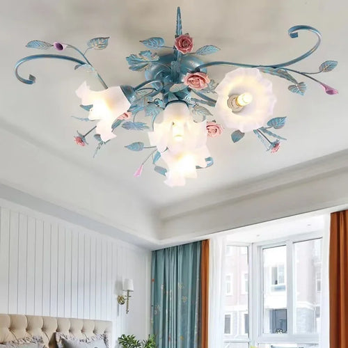 plafonnier romantique style pastoral led