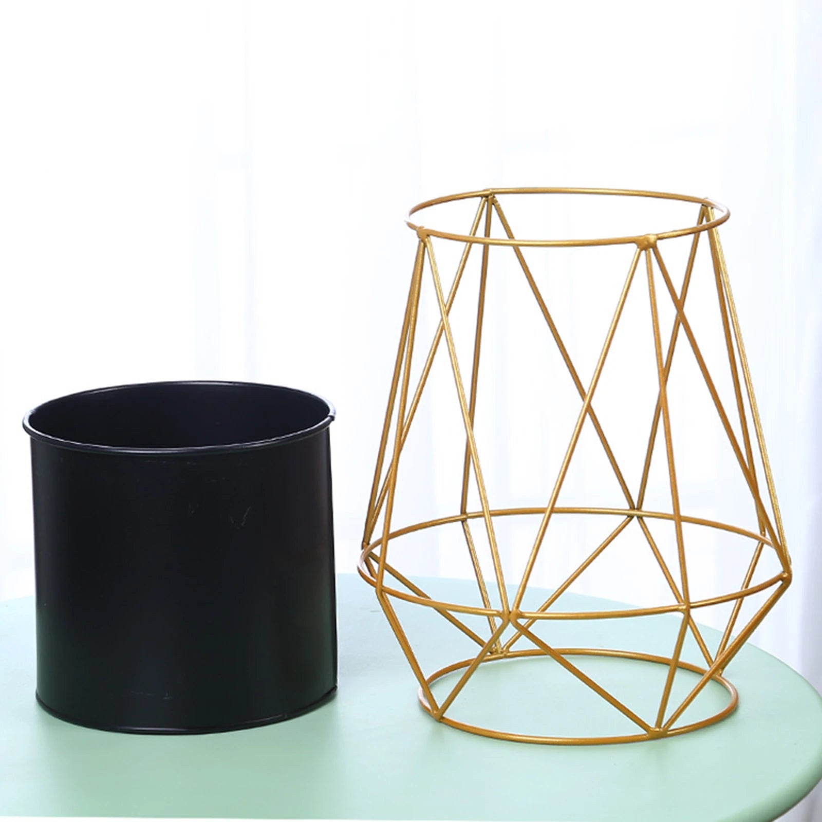 support en métal pour jardinière pot de fleurs vase antirouille - vue 11 sur 10