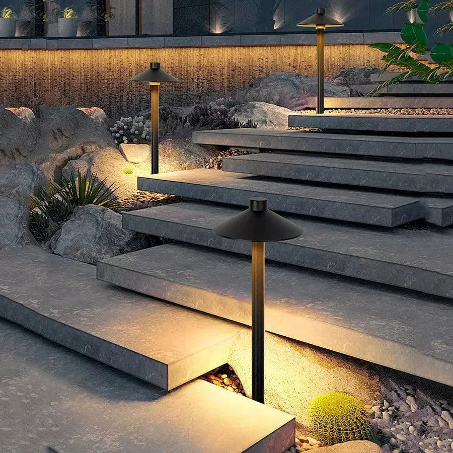 lumière extérieure LED étanche pour jardin et pelouse - vue 5 sur 10