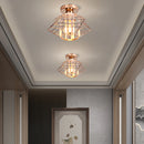 Plafonnier LED en cristal design moderne décor