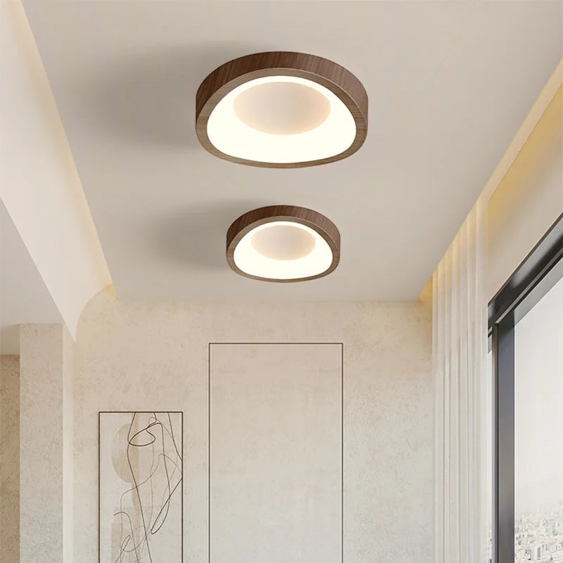 Plafonnier LED nordique pour salon - vue 7 sur 30