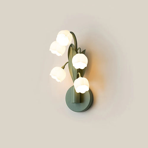 Applique murale Led style rural nordique maison fleurs muguet