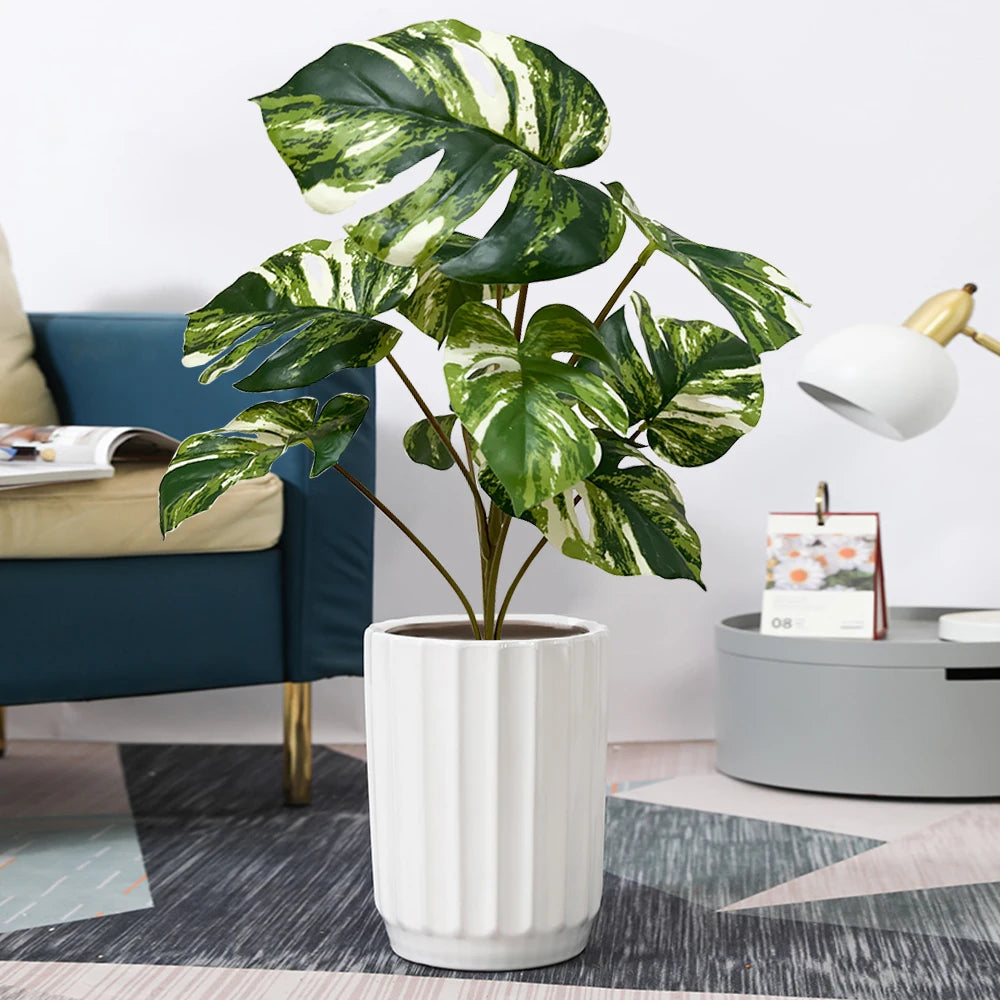 plante tropicale artificielle réaliste pour décoration intérieure et extérieure