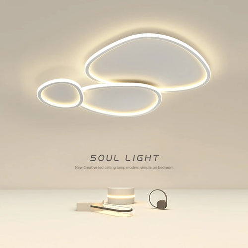 plafonnier nordic led rond luminaire d'éclairage décoratif intérieur