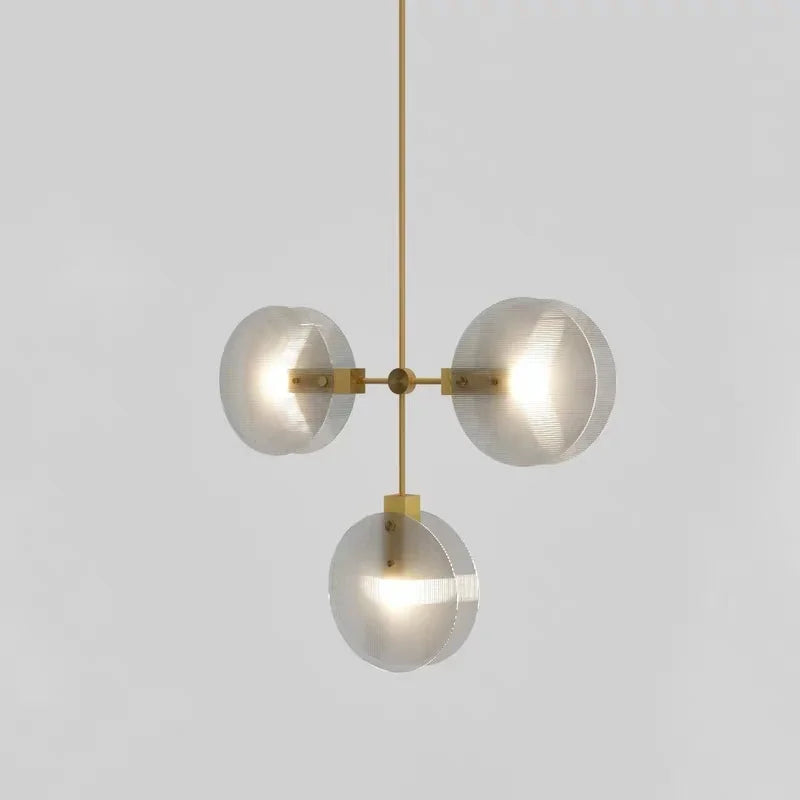 lustre led en verre nordique tables alimentaires lampes suspendues luminaires décoratifs - vue 5 sur 14