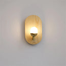 applique murale moderne nordique en bois avec led décorative