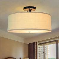 lustre led fer forgé usa semi-suspendu
