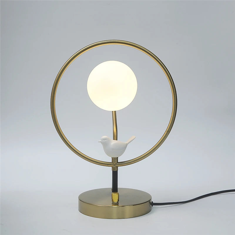 Lampadaire décoratif nordique en verre design moderne avec ampoules incluses