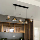lustre moderne en verre LED pour intérieur décoratif