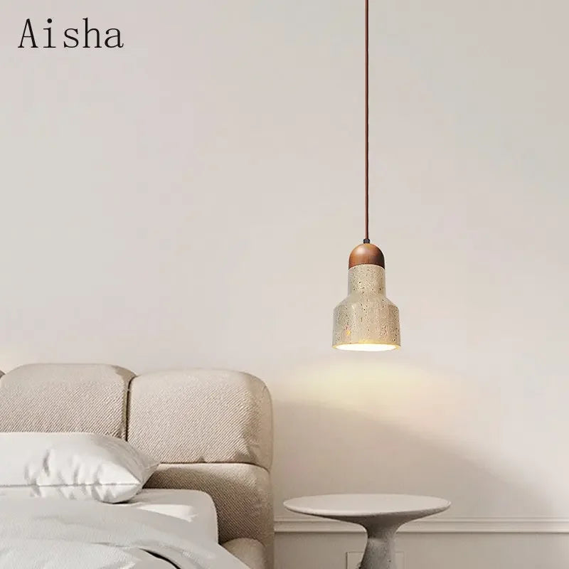 suspension rétro en pierre design pour intérieur élégant - vue 5 sur 7