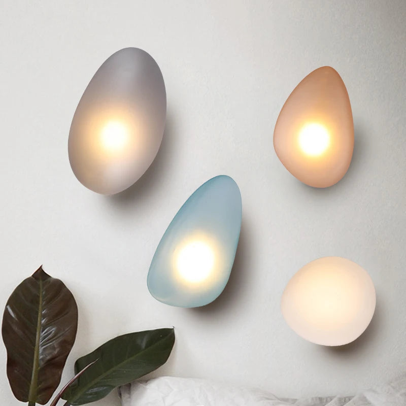 Applique murale Coloré LED galet