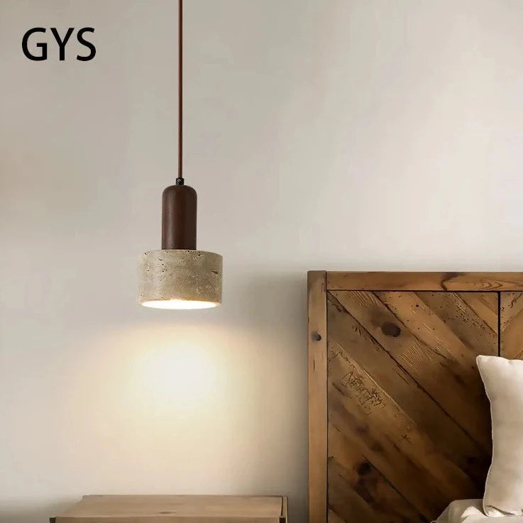 Suspension LED chevet crème vent - vue 6 sur 6
