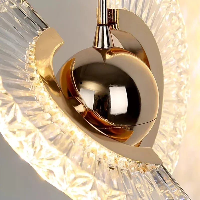 Nordique luxe suspension moderne rotatif lumière chaude plafonniers salon chambre Foyer décoration lampes suspendues - vue 7 sur 7