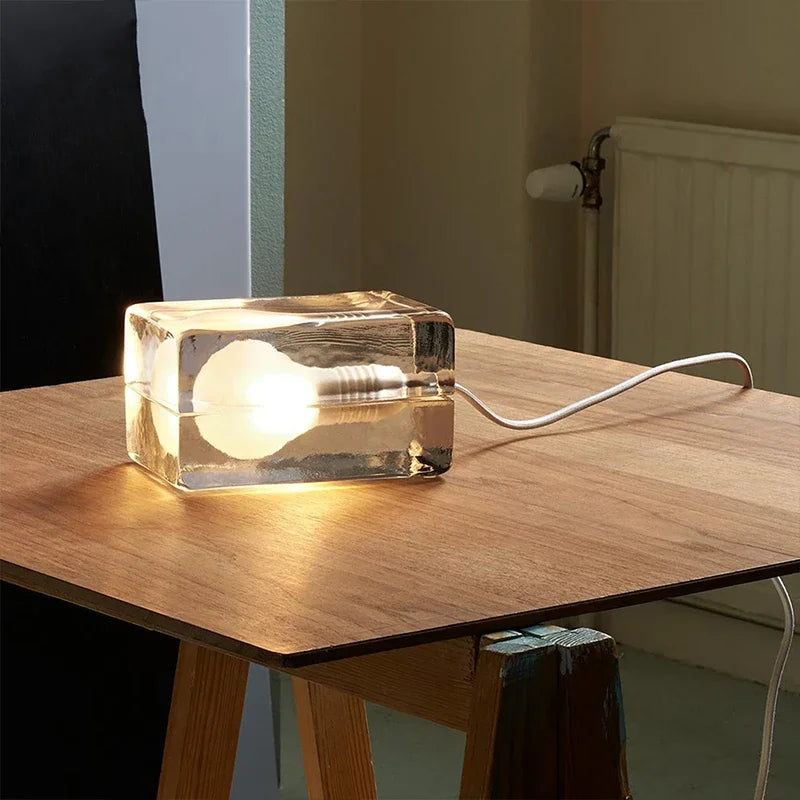 veilleuse led créative en forme de glaçon cadeau pour enfants