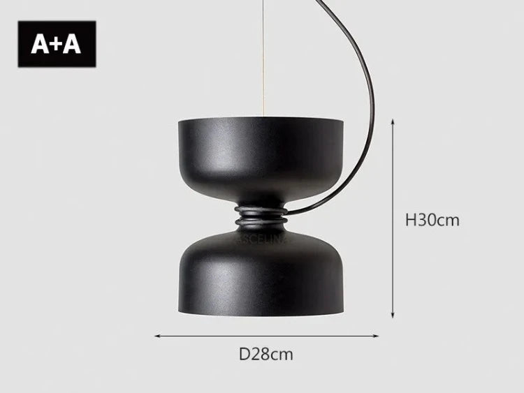 suspension nordique moderne à led pour décoration intérieure créative - vue 16 sur 24