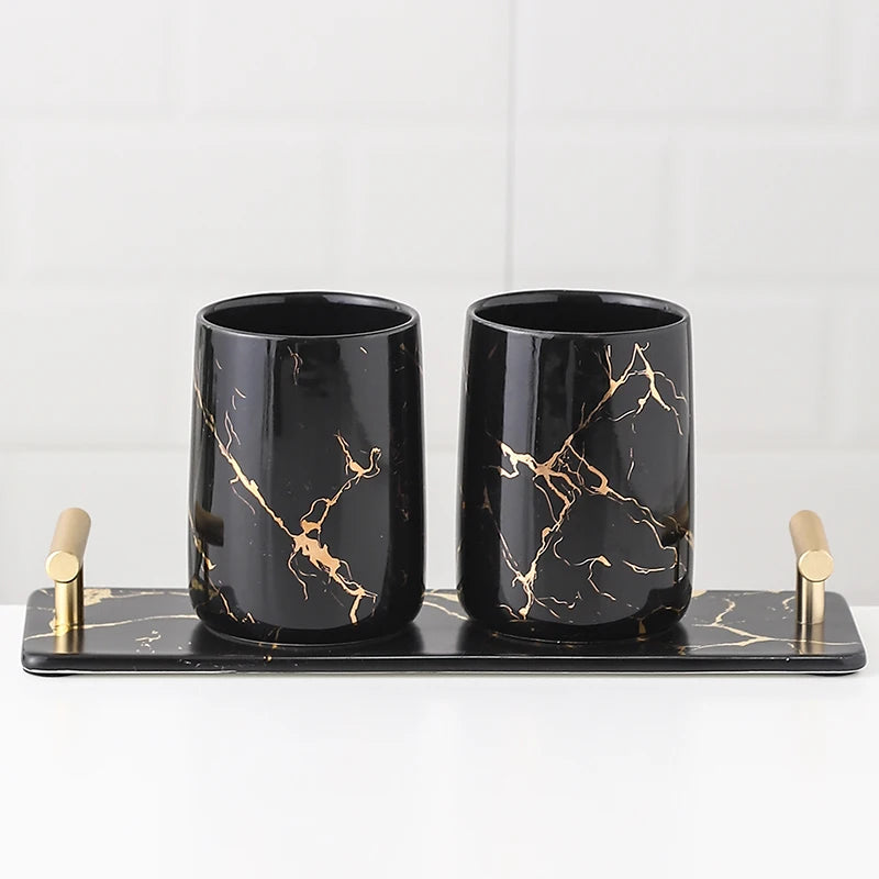 accessoires en céramique pour décoration de salle de bain - vue 10 sur 24