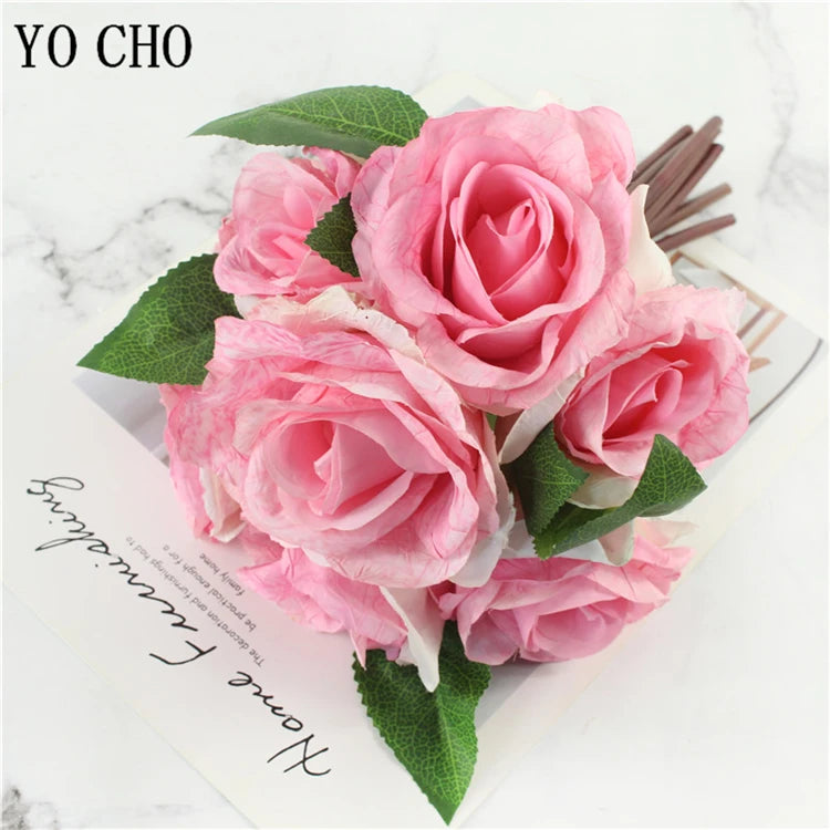 lot de 5 pivoines artificielles pour mariage et décoration intérieure - vue 16 sur 18