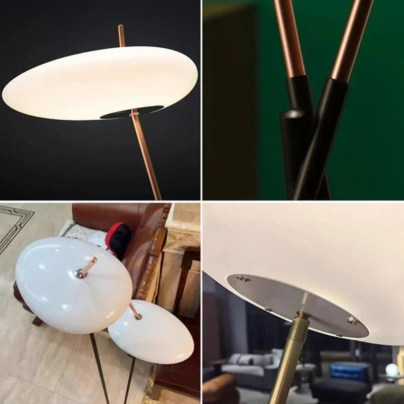 lampadaire moderne en acrylique style nordique pour décoration intérieure - vue 7 sur 9