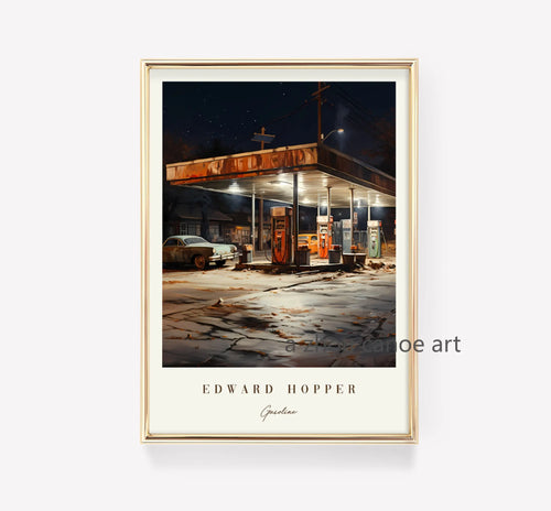 bibliothèque d'œuvres d'art d'edward hopper décoration murale moderne