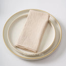 Serviette de table coton lavé style vintage durable