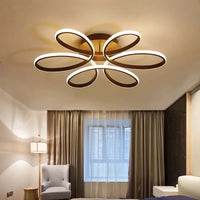 Plafonnier Led à fleurs de luxe moderne