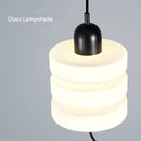 suspension design noire contemporaine