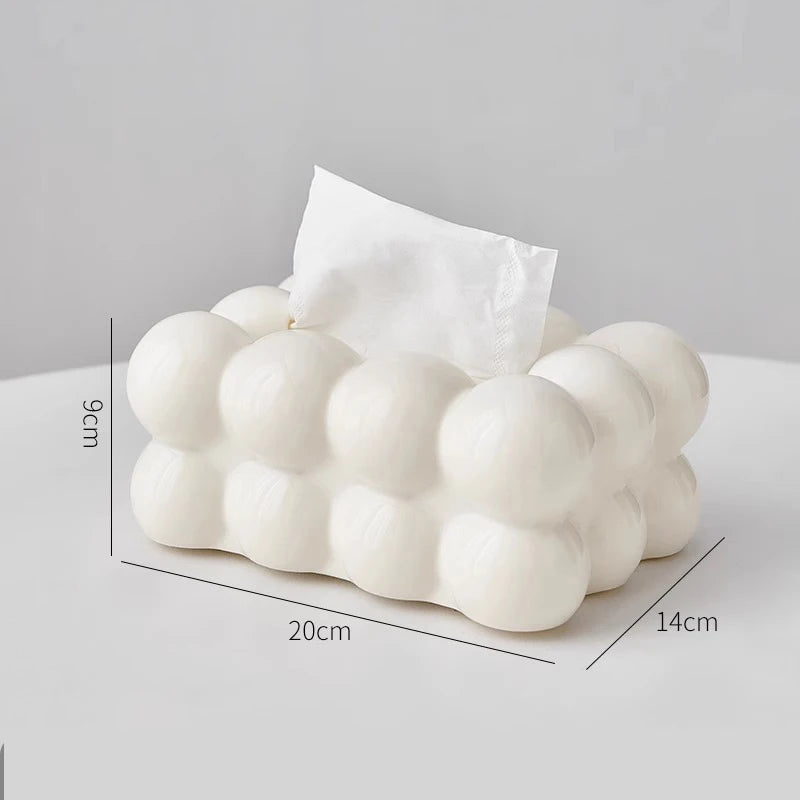 boîte à mouchoirs nuage pour décoration et rangement - vue 2 sur 8