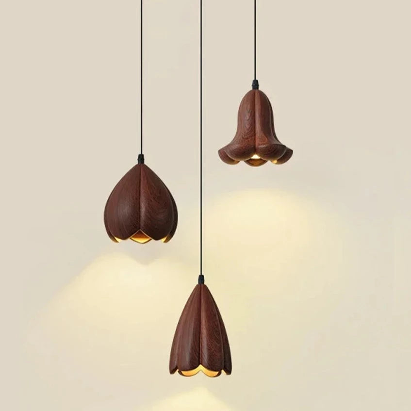 Lampe de chevet en forme de bourgeon de fleur - vue 2 sur 9