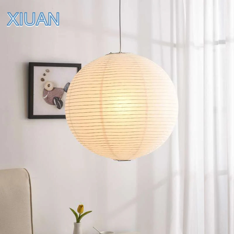Lustre en papier vintage pour chambre à coucher - vue 5 sur 11