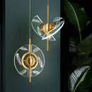 lustre moderne en cuivre pour décoration créative intérieur élégant