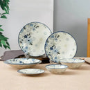 Assiettes ceramique emaillee style floral japonais quotidien