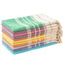 serviette de plage turque coton motif losanges jacquard