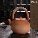 Théière céramique artisanale style kung fu rétro 1l