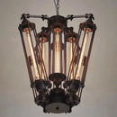 lustre moderne suspension grandes lampes créatives noir