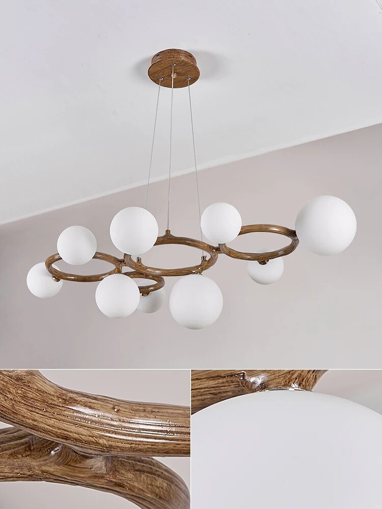 Lustres haricots magiques loft déco - vue 7 sur 9