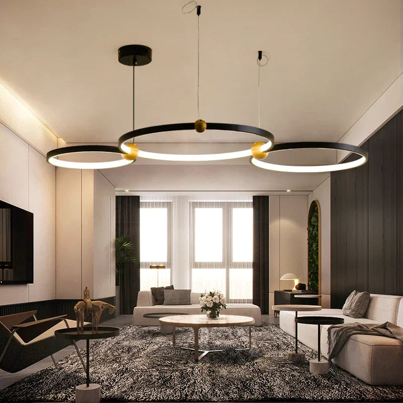 lustre led minimaliste moderne pour table alimentaire suspendu décoratif