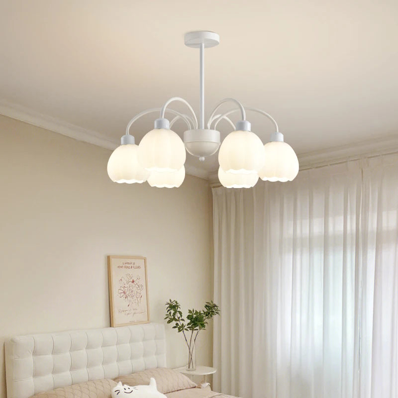 lustre à led design moderne luminaire suspendu décoratif - vue 4 sur 12