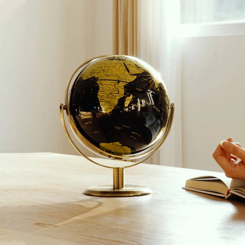 globe terrestre rotatif éducatif pour enfants en métal - vue 12 sur 14