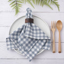 Serviette de table coton vichy style champêtre 42x42