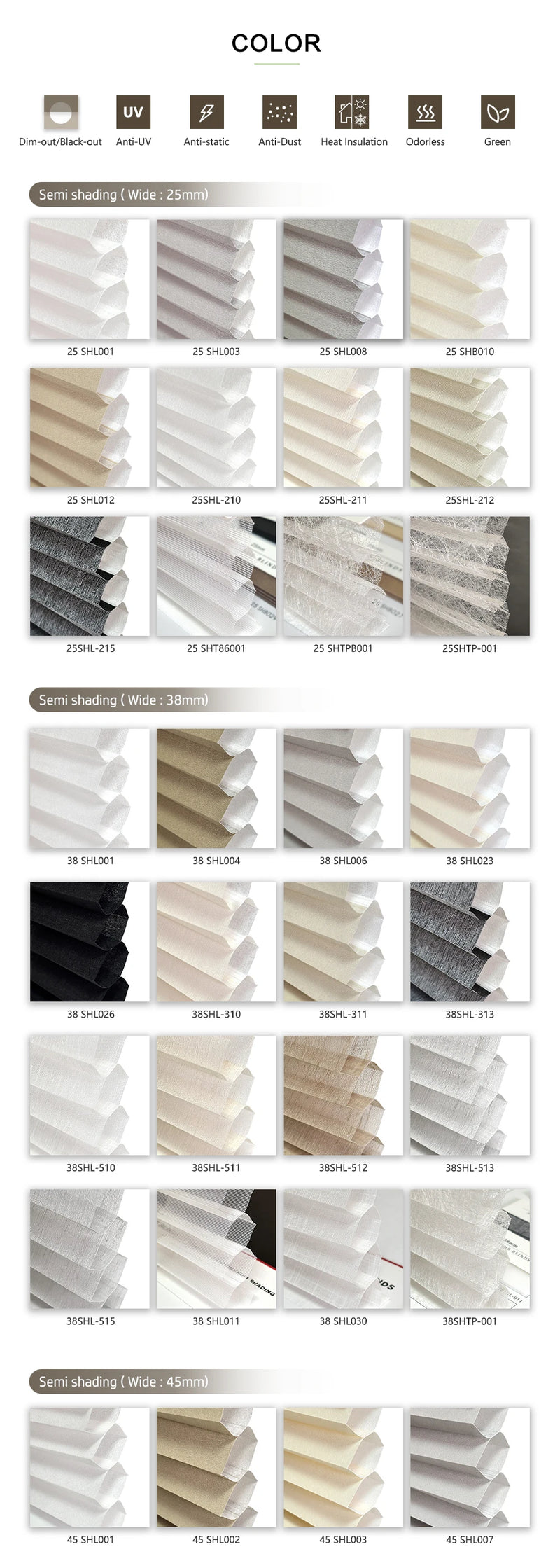 Store occultant alvéolaire sans perçage double ouverture fenêtre