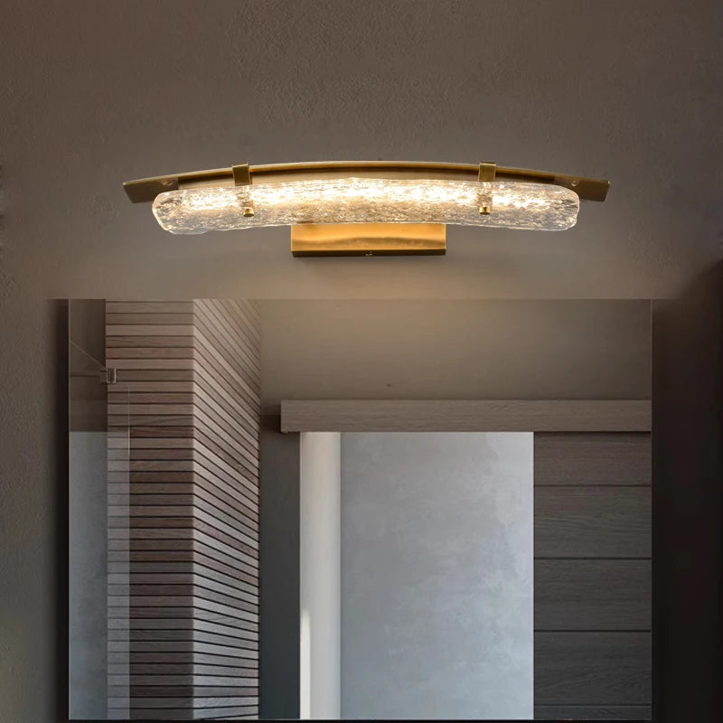 applique murale design en cuivre pour un éclairage luxueux - vue 4 sur 8