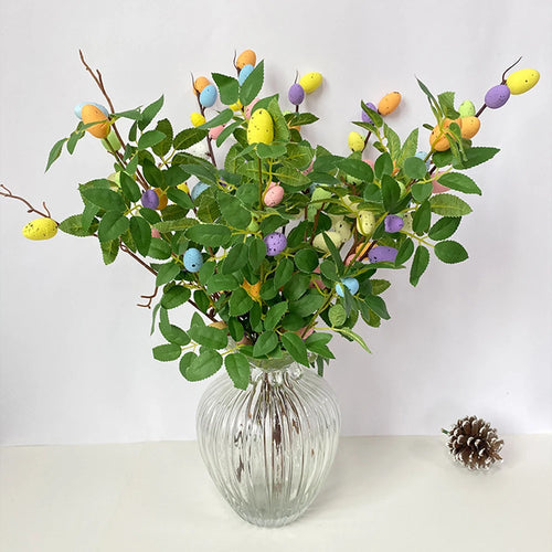 décoration de pâques 2024 œufs colorés pour décoration maison DIY