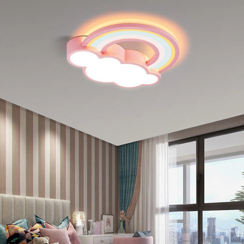 plafonnier led nuage lumière moderne pour chambre enfant - vue 6 sur 9