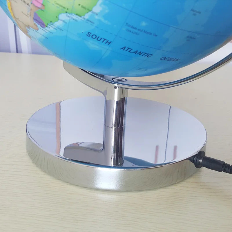globe terrestre lumineux éducatif avec support pour géographie - vue 7 sur 6