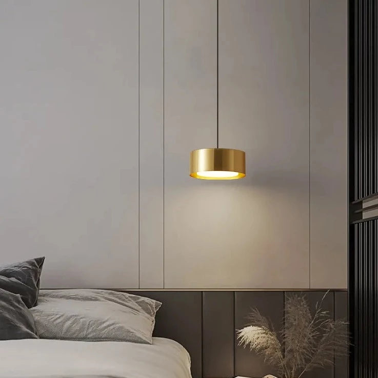 Suspension LED acrylique blanc noir or blanc - vue 3 sur 7