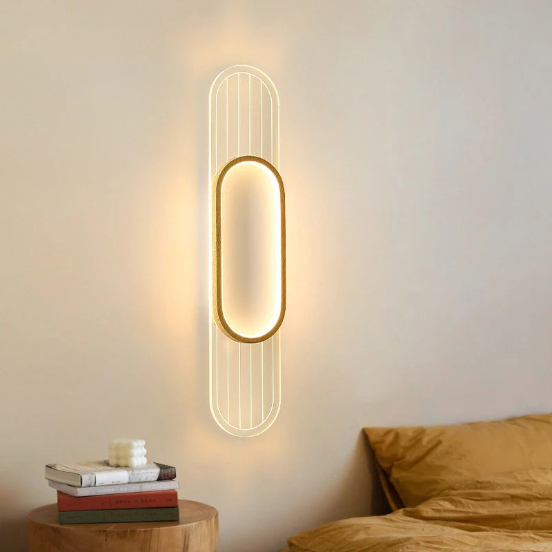 lampe led applique moderne luxe bande - vue 5 sur 12