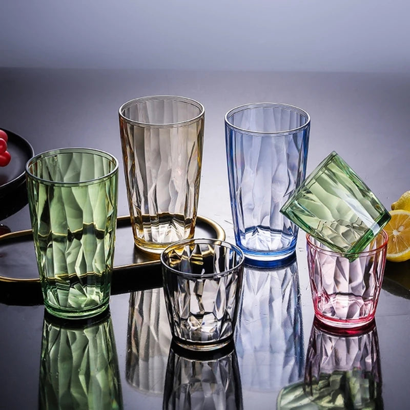 Verres acrylique incassables 210ml reutilisables style bar - vue 3 sur 7
