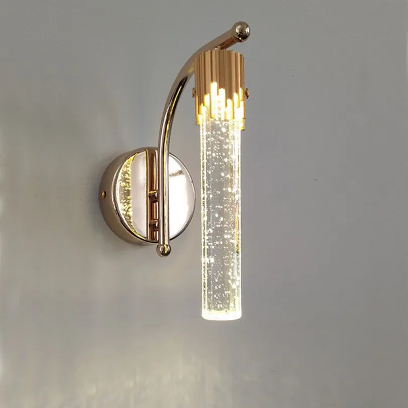 Applique murale Led moderne cristal éclairage salle bains - vue 3 sur 7