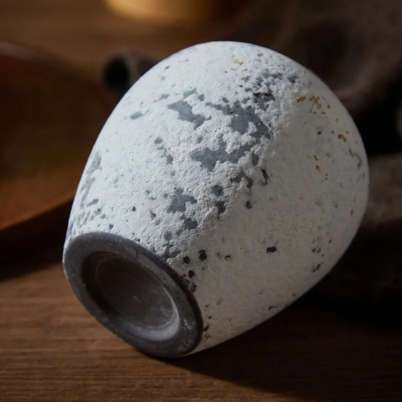 vase en céramique fait main pour fleurs séchées décoration maison - vue 6 sur 9
