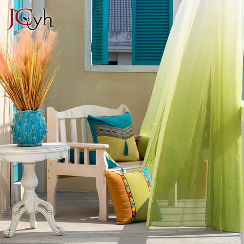 Voilage tulle degrade style moderne pour salon chambre